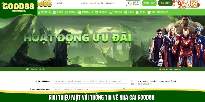Một vài thông tin cơ bản về nhà cái Good88
